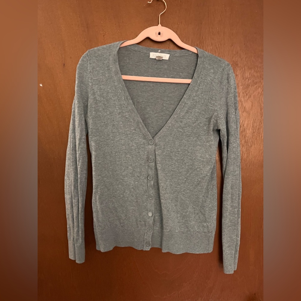 Gray Forever 21 Cardigan